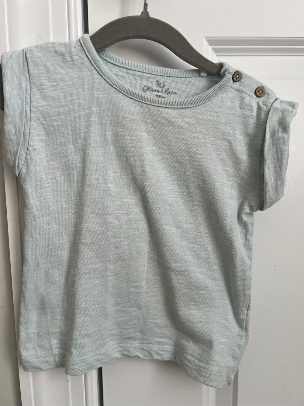 Oliver & Rain 100% organic cotton toddler boys tee